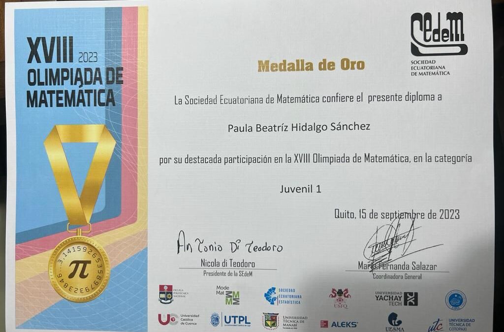 SEdeM entrega premios a los ganadores de las Olimpiadas Matemáticas