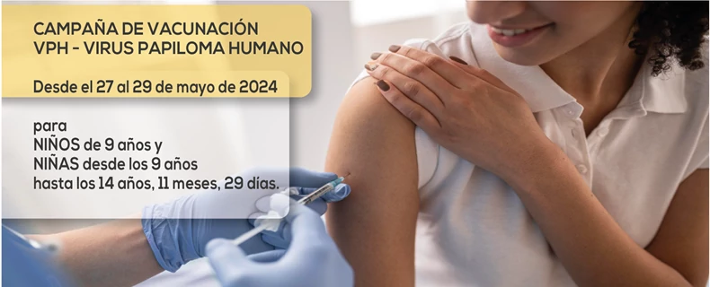 Campaña de vacunación contra el VPH, 2024