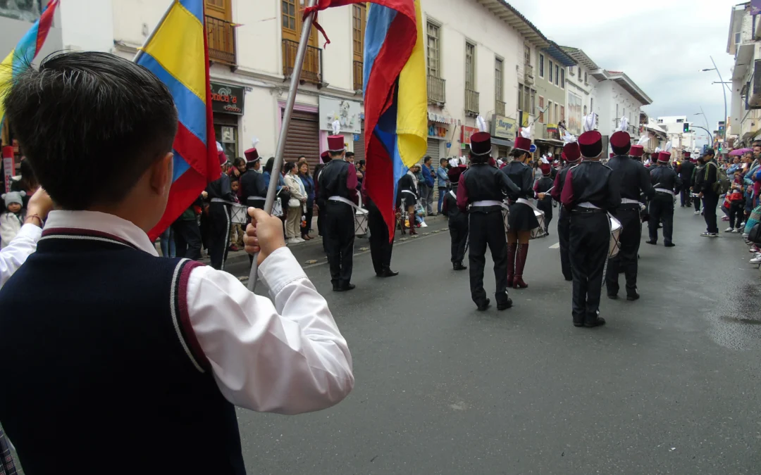 Calasanz en los desfiles por la Independencia y Fundación de Loja