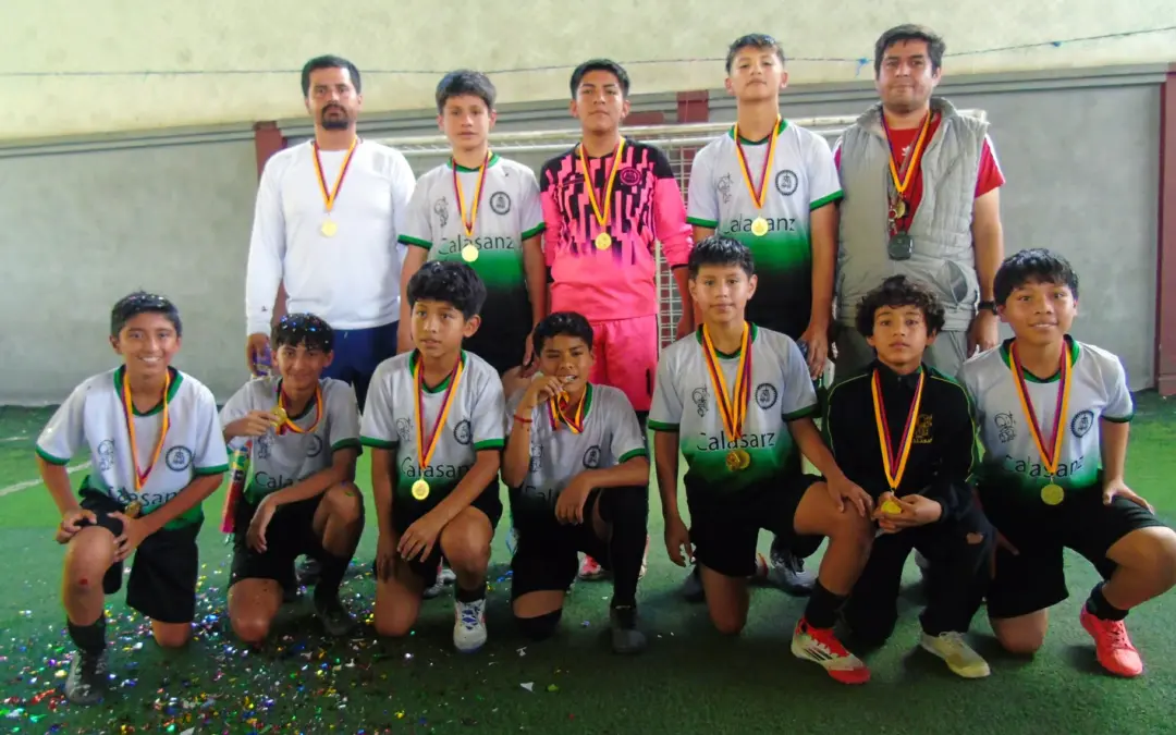 Calasanz campeón – Intercolegial de futbol sala