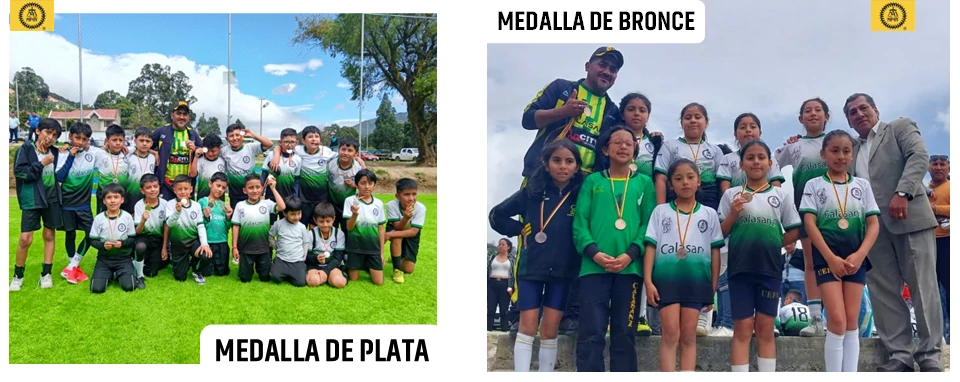 Plata y Bronce en Interescolar de Fútbol