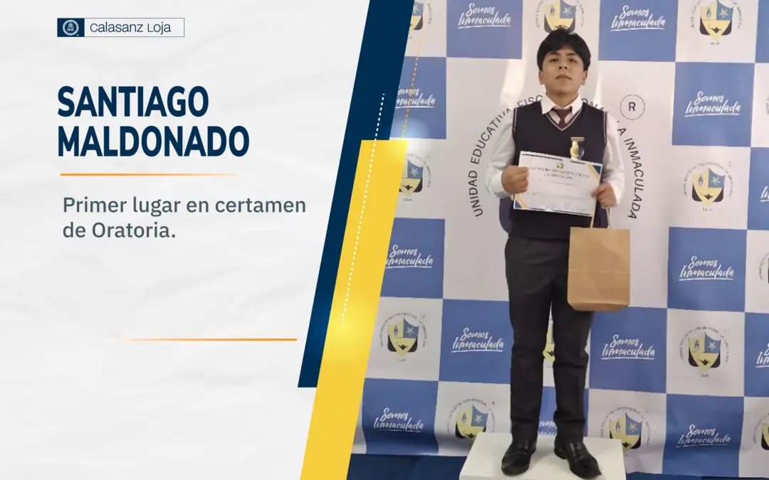 Santiago, primer lugar en certamen de oratoria
