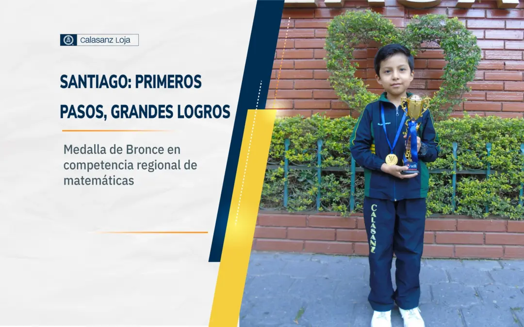 Santiago en el podio del Campeonato de Matemáticas