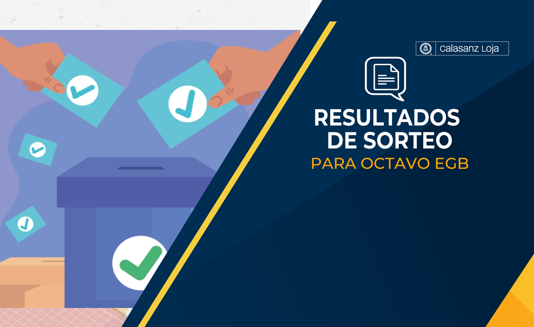 ADMISIONES 2026 | Resultado de sorteo para 8vo EGB