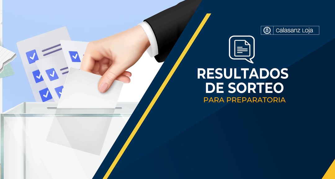 ADMISIONES 2026 | Resultado de sorteo para Preparatoria