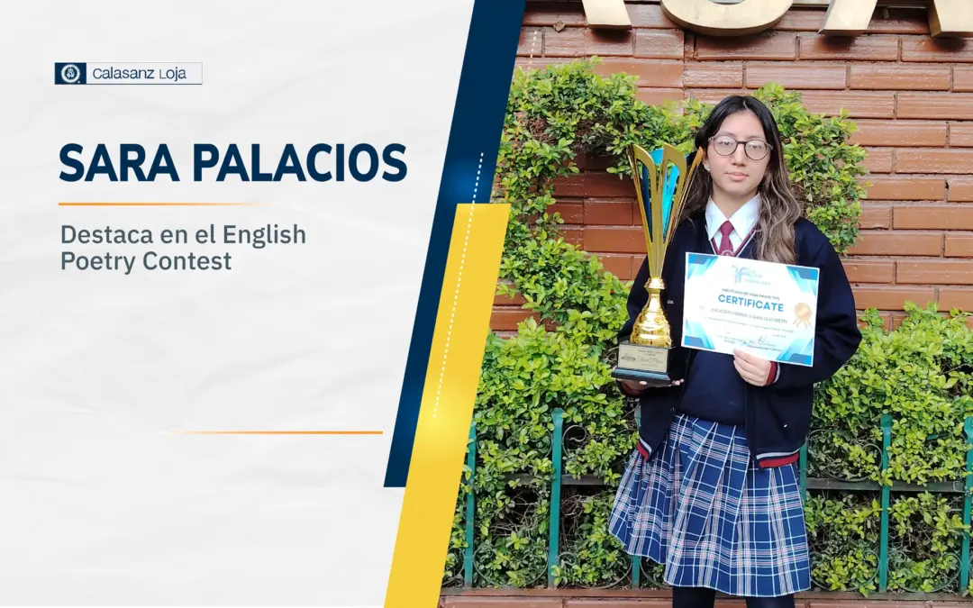 Sarah Palacios destaca en Poesía en inglés
