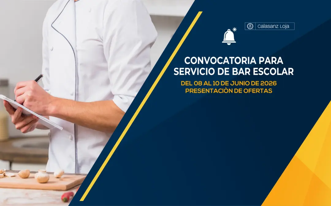 Convocatoria para servicio de bar escolar