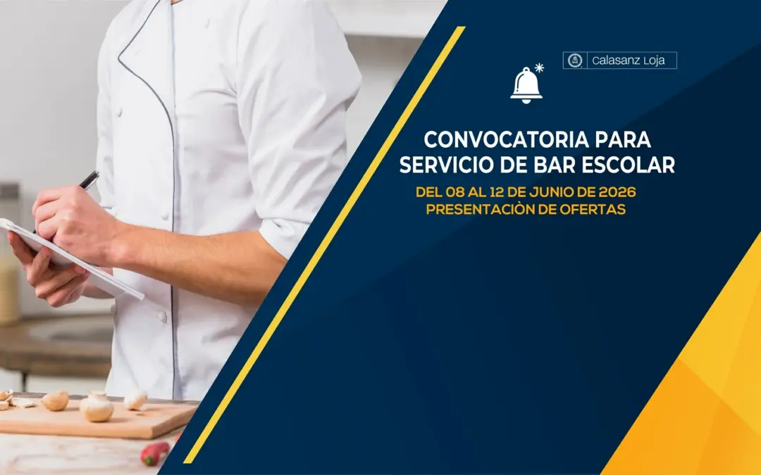 Convocatoria para servicio de bar escolar